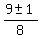 %289%2B-+1%29%2F8