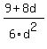 %289%2B8d%29%2F6d%5E2