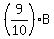 %289%2F10%29B