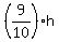 %289%2F10%29h