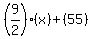%289%2F2%29%28x%29%2B%2855%29