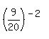 %289%2F20%29%5E%28-2%29