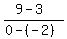 %289-3%29%2F%280-%28-2%29%29