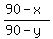 %2890-x%29%2F%2890-y%29