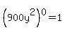 %28900y%5E2%29%5E0+=+1