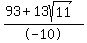 %2893%2B13sqrt%2811%29%29%2F-10