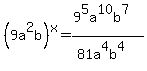 %289a%5E2b%29%5Ex=%289%5E5a%5E10b%5E7%29%2F%2881a%5E4b%5E4%29