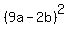 %289a-2b%29%5E2
