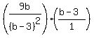 %289b%2F%28b-3%29%5E2%29%2A%28%28b-3%29%2F1%29