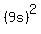 %289s%29%5E2