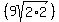 %289sqrt%282%2A2%29%29