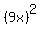 %289x%29%5E2
