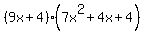 %289x%2B4%29%287x%5E2%2B4x%2B4%29