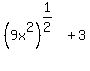 %289x%5E2%29%5E%281%2F2%29+%2B+3