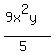 %289x%5E2y%29%2F%285%29