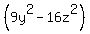 %289y%5E2-16z%5E2%29