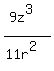 %289z%5E3%29%2F%2811r%5E2%29