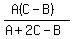 %28A%28C-B%29%29%2F%28A%2B2C-B%29