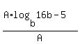 %28A%2Alog%28b%2C16b%29+-+5%29%2FA