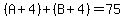 %28A%2B4%29%2B%28B%2B4%29=75
