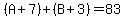 %28A%2B7%29%2B%28B%2B3%29=83