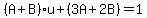 %28A%2BB%29u%2B%283A%2B2B%29=1