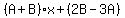 %28A%2BB%29x%2B%282B-3A%29