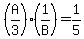 %28A%2F3%29%281%2FB%29++=+1%2F5