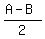 %28A-B%29%2F2