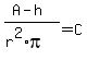 %28A-h%29%2F%28r%5E2%2Api%29=C
