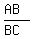 %28AB%29%2F%28BC%29