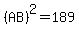 %28AB%29%5E2+=+189