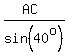 %28AC%29%2Fsin%2840%5Eo%29