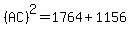 %28AC%29%5E2=1764%2B1156