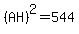 %28AH%29%5E2+=+544
