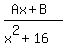 %28Ax%2BB%29%2F%28x%5E2%2B16%29