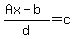 %28Ax-b%29%2Fd=c