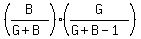 %28B%2F%28G%2BB%29%29%2A%28G%2F%28G%2BB-1%29%29
