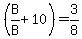 %28B%2FB%2B10%29+=+3%2F8