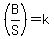 %28B%2FS%29=k
