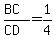 %28BC%29%2F%28CD%29=1%2F4