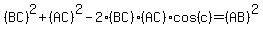 %28BC%29%5E2%2B%28AC%29%5E2-2%28BC%29%28AC%29cos%28c%29=%28AB%29%5E2