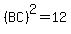 %28BC%29%5E2+=+12