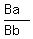 \"%28Ba%29%2F%28Bb%29\"