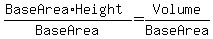 %28BaseArea%2AHeight%29%2FBaseArea=Volume%2FBaseArea