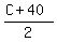 %28C%2B40%29%2F2