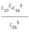 %28C%5B10%5D%5E2%2AC%5B16%5D%5E3%29%2FC%5B26%5D%5E5
