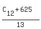 %28C%5B12%5D+%2B+625%29%2F13