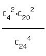 %28C%5B4%5D%5E2%2AC%5B20%5D%5E2%29%2FC%5B24%5D%5E4