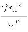 %28C%5B9%5D%5E2+%2A+C%5B21%5D%5E10%29%2F+C%5B21%5D%5E12
